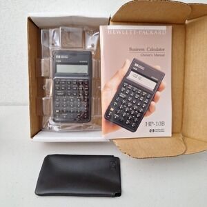 HP Hewlett Packard HP 10B BUSINESS FINANCIAL CALCULATOR New, Rare, Sealed.